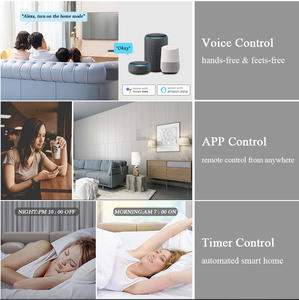 Lanbon WiFi Mesh Smart Scene Switch Una vez el botón Control de voz Alexa Google Home Siri Timer y <span class=keywords><strong>App</strong></span> Control 100-250V - Product Image 6