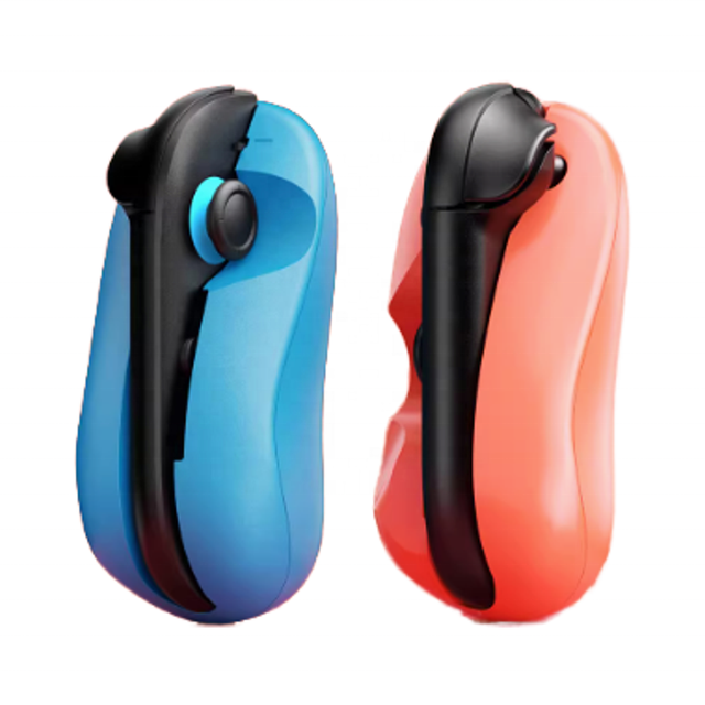 Abs Ergonomic Gaming Controller Mouse for Switch 2 Joy-con 2 Hand Grips Mini Portable With Magnetic Grip and Wrist Strap