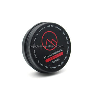 Negro 15g 30g cajas de lata de azafrán vacías pequeña caja de metal de azafrán embalaje redondo latas de azafrán para regalo - Product Image 4