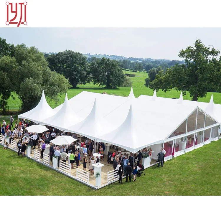 15X30 Feet Luxury White Grand Tổ Chức Sự Kiện Tiệc Marquee Lều Cưới Wedding Hall Để Bán