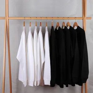 PRINTFUN Men'S T-Shirts Long Sleeve O-Neck Seamless Custom Logo Lightweight Sweatshirt 100% Cotton Casual Long Sleeve T Shirt