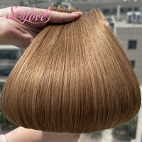 Extensions de cheveux européennes de qualité professionnelle, double épaisseur, sans couture, blond mélangé, provenant de sources éthiques