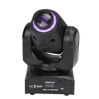 Lumière de tête mobile LED 30W 60W pour DJ et scène, projection de gobos RVB avec DMX512, contrôle du son et modes automatiques pour les spectacles de fête et de club