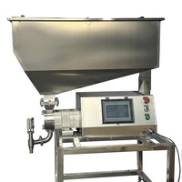 Machine de remplissage à rotor à came en acier inoxydable pour sauces et glaces à haute viscosité, avec trémie de 150 L / Machine de remplissage servo à vendre