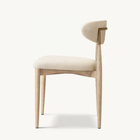 Ensemble de table à manger ovale en marbre de luxe moderne de style américain avec base en bois cannelé et chaises rembourrées