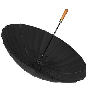 <span class=keywords><strong>Parapluie</strong></span> automatique de <span class=keywords><strong>luxe</strong></span> pour femmes et hommes, design personnalisé, ouverture automatique, manche en bois, 24 baleines, 110 cm, style minimaliste, <span class=keywords><strong>parapluie</strong></span> coupe-vent - Product Image 2