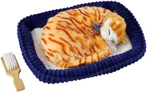 Tượng Mèo Nhồi Bông Kích Thước Cuộc Sống Mèo Tương Tác Tabby Ngủ Màu Cam Mèo Nuôi Tôi Thú Cưng Ngủ Đáng Yêu - Product Image 2