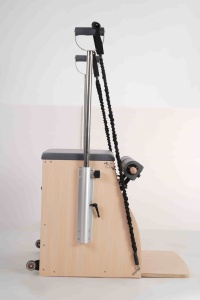 Máquina <span class=keywords><strong>Reformer</strong></span> Wunda Chair de Madera de Roble para Estudio de <span class=keywords><strong>Pilates</strong></span> TORCH, Equipo Multifuncional de Yoga Ecológico para Ejercicio en Casa, 3 Años de Garantía - Product Image 2