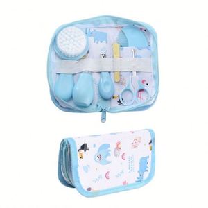 Child Grooming <b>Brush</b> & Nail Care Kit 0-12 Months Manual Print Design BPA & Latex Free Silicone Baby Hair & Nail Care Gift - Product Image 3