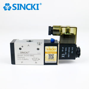Válvulas de aire direccionales NC de solenoide único de 3/2 vías Serie 3V 3V310-08/10 piezas neumáticas operadas por piloto - Product Image 2