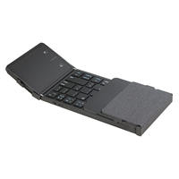 Keyboard Lipat Mini dengan Touchpad Bluetooth Nirkabel untuk Tablet Microsoft Surface Go 2 Pro 3 4 5 6 7 X