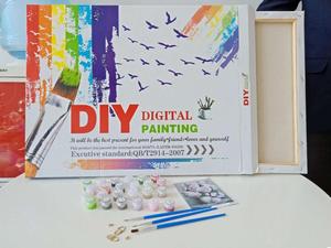 CHENISTORY 99555 -Y cuadro pintura por números decoración de pared simple y pacífica paisaje con marco <span class=keywords><strong>para</strong></span> Kits - Product Image 2