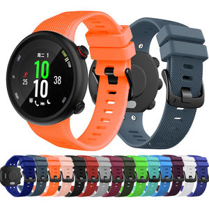 Bracelet de remplacement intelligent pour Garmin <span class=keywords><strong>Forerunner</strong></span> <span class=keywords><strong>45</strong></span> Swim 2 avec outil Bracelet de montre en silicone à boucle en métal <span class=keywords><strong>noir</strong></span> - Product Image 1