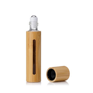 Metal top ile Attar şişe üzerinde uçucu yağ 3ml 5ml 10ml parfüm bambu rulo - Product Image 3