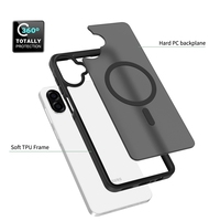 Casing Ponsel Transparan Mewah dengan Cincin Magnetik, Sensasi Kulit untuk Samsung Galaxy A07, Cover Ponsel Custom