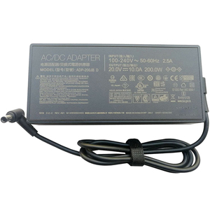 Adaptateur chargeur 20V 10A 200W DC ADP-200JB D pour ordinateur portable de jeu <span class=keywords><strong>ROG</strong></span> <span class=keywords><strong>Zephyrus</strong></span> <span class=keywords><strong>G15</strong></span> 6.0x3.7mm Type de sortie DC Protection OTP - Product Image 1