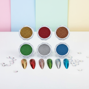 <span class=keywords><strong>Paleta</strong></span> <span class=keywords><strong>de</strong></span> Pigmentos Metálicos para Uñas con Efecto Espejo en 6 Colores, Set <span class=keywords><strong>de</strong></span> Polvo Acrílico con Brillo Degradado para Arte <span class=keywords><strong>de</strong></span> Uñas y Manicura - Product Image 2