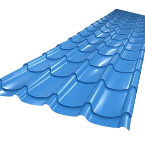 แผ่นอลูมิเนียมลูกฟูกเคลือบสีรูปสี่เหลี่ยมขนมเปียกปูน/เปลือกส้ม/ลายเนื้อไม้สำหรับมุงหลังคา - Product Image 1