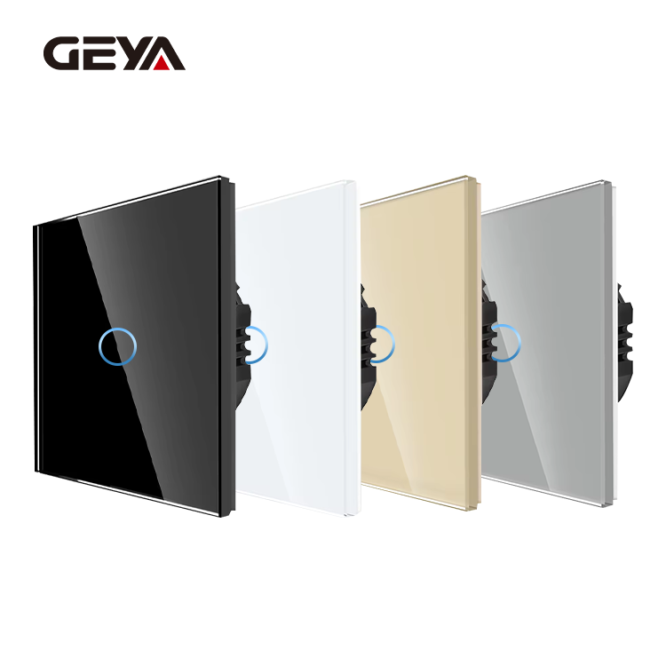 GEYA Wholesale EU Standard 86*86mm Smart Wall Switches Wifi 3 Gang 1way Touch Wall Switch