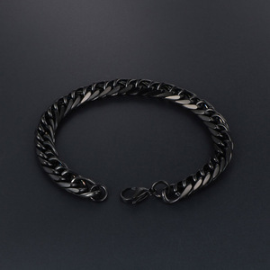 Pulsera de Cadena de Acero Inoxidable Plateada, Joyería Unisex, Regalo, Accesorio - Product Image 3