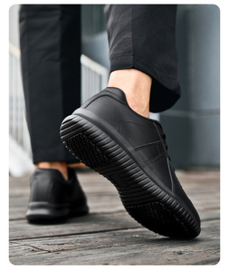 Chaussures de travail professionnelles de cuisine 2025 pour hommes et femmes, design plat de chef, imperméables, résistantes à l'huile, toutes saisons, mocassins en maille - Product Image 6