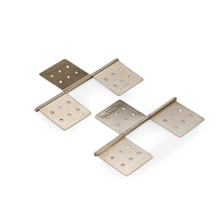 Yuzhou Hardware Axe de support pour tablette PC pliable, portable et réglable à double charnière