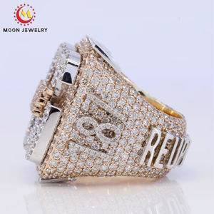 Anello da campionato di gioielli di moda QNIQUE da uomo completamente pieno di pietre preziose - Product Image 3