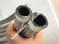 Tuyau de refroidissement de carburant et d'huile E85 tressé flexible haute performance KFAFINENE NBR CPE AN4-AN20 (-40°C à +125°C, ajustement universel)