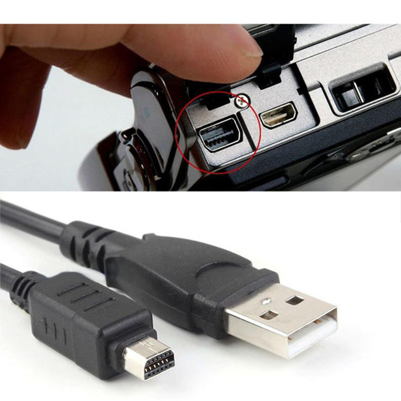 Manufacturer Direct Sales Suitable for Olympus Digital Camera USB Data Cable 12P U1200/U MIN/U MIN S