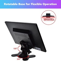 Moniteur LCD à écran 10.1 pouces avec AV HD VGA, pour contrôle de stationnement arrière de voiture, connexion caméra, pc, dvr, promotion, nouvelle collection