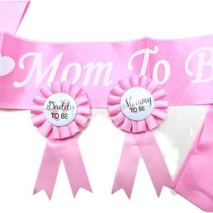 Wholesale Custom Ribbon Flowers for Award Badges Promotional Gifts for Adults and Children Printed with Custom Logos - Product Image 1