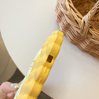 Coque de téléphone créative en silicone souple antichoc avec design 3D de durian pour la série iPhone