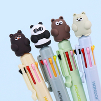 Nuevo Diseño Creativo con Temática de IP, Bolígrafo de 8 Colores, Bolígrafo Multicolor con Clic Lateral, Bolígrafo con Diseño de Animal 3D