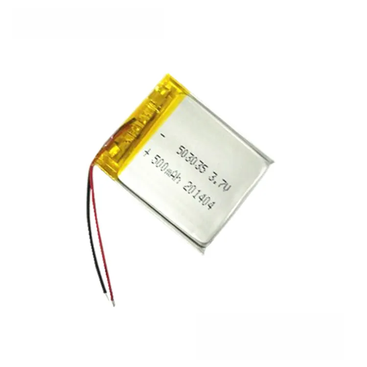 Rechargeable 503035 3.7v 500mah lithium polymer lipo battery for drone