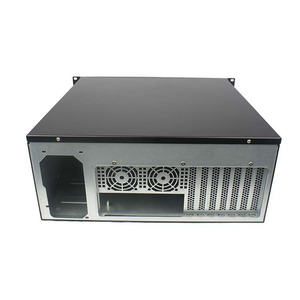 <span class=keywords><strong>4u</strong></span> servidor negro chasis de montaje en rack de caso de la industria corto caso <span class=keywords><strong>4u</strong></span> - Product Image 5