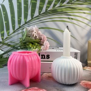 Handmade <b>Resin</b> Art Cast <b>Molds</b> A10040-4 Eco-Friendly PC Ins Style Decorative Ornaments Eco-Friendly Epoxy Candlestick Silicone - Product Image 4