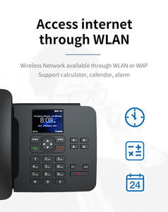 Téléphone de bureau LTE CAT4 Fonction hotspot WiFi Appel VOLTE Téléphone sans fil <span class=keywords><strong>fixe</strong></span> Téléphone de bureau de base 4G - Product Image 6