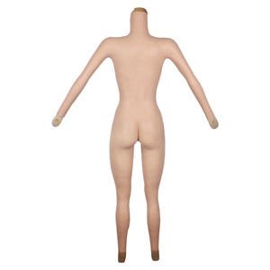 Seins en silicone <span class=keywords><strong>Meme</strong></span> Vagina Body Suit pour Crossdresser Drag Queen Breast Form Fesses Pad Breast Plate Silicone Body - Product Image 1