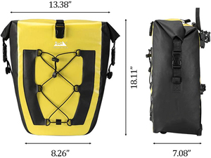 Bolsa grande para bicicleta Carunningbike, bolsa trasera para alforjas de bicicleta, impermeable, impermeable - Product Image 4