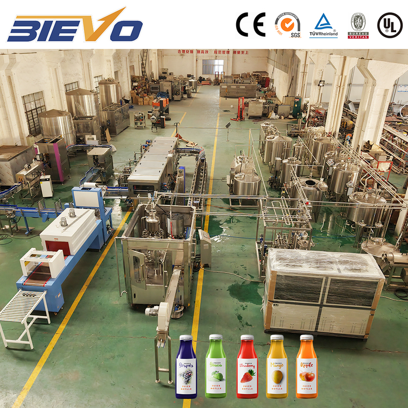 5000BPH Bottle Machine Juice Mango Lemon