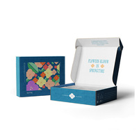 Boîte postale ondulée kraft avec logo personnalisé 2mm de papier kraft rose pour emballage cosmétique, envoi postal, estampage, conception libre