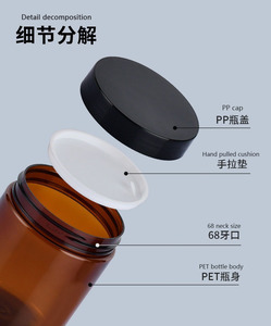 Nhà Sản Xuất Tùy Chỉnh Sang Trọng Mỹ Phẩm Acrylic Jar Tóc Mặt Nạ Kem Chai 80G 100G Nhựa Rộng-Miệng Chai Bùn Mặt Nạ Mặt Nạ Chai - Product Image 6