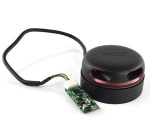 Kit de capteur Lidar 2D Slamtec RPLIDAR A2M12 à 360 degrés, fréquence de balayage 15 Hz, portée de 12 mètres, télécommande de drone (noir) - Product Image 3