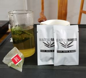 Sachet de thé naturel à base de plantes feuille de bambou thé magnifiquement aromatisé - Product Image 5