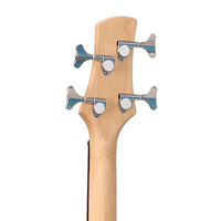 Wholesale Professional 34'' Solid Basswood Electric Bass 24 Frets OEM with Optional Color Electric Bass Guitar Factory Product