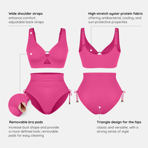 Hexin Vente en gros Logo personnalisé <span class=keywords><strong>Maillot</strong></span> <span class=keywords><strong>de</strong></span> <span class=keywords><strong>bain</strong></span> sculptant 2 pièces <span class=keywords><strong>Maillot</strong></span> <span class=keywords><strong>de</strong></span> <span class=keywords><strong>bain</strong></span> <span class=keywords><strong>de</strong></span> plage Sexy <span class=keywords><strong>Maillot</strong></span> <span class=keywords><strong>de</strong></span> <span class=keywords><strong>bain</strong></span> d'été pour femmes Ensemble <span class=keywords><strong>de</strong></span> bikini <span class=keywords><strong>Maillot</strong></span> <span class=keywords><strong>de</strong></span> <span class=keywords><strong>bain</strong></span> - Product Image 3