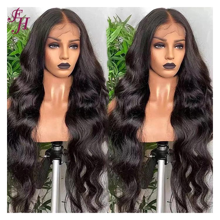 Perruque de cheveux humains