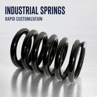Ressort de compression industriel sur mesure, ressort de pression puissant, ressort mécanique haute pression absorbant les chocs