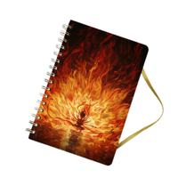 Carnet à spirales A5 personnalisé, couverture rigide, journal, agenda avec couverture en cuir PU et feuille d'or pour l'école, le bureau, les étudiants, cadeau