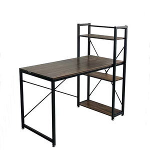 Vendita calda Desktop struttura in metallo MDF personale di scrittura a casa <span class=keywords><strong>studio</strong></span> <span class=keywords><strong>angolo</strong></span> Computer scrivania da ufficio aggiungere libreria - Product Image 1
